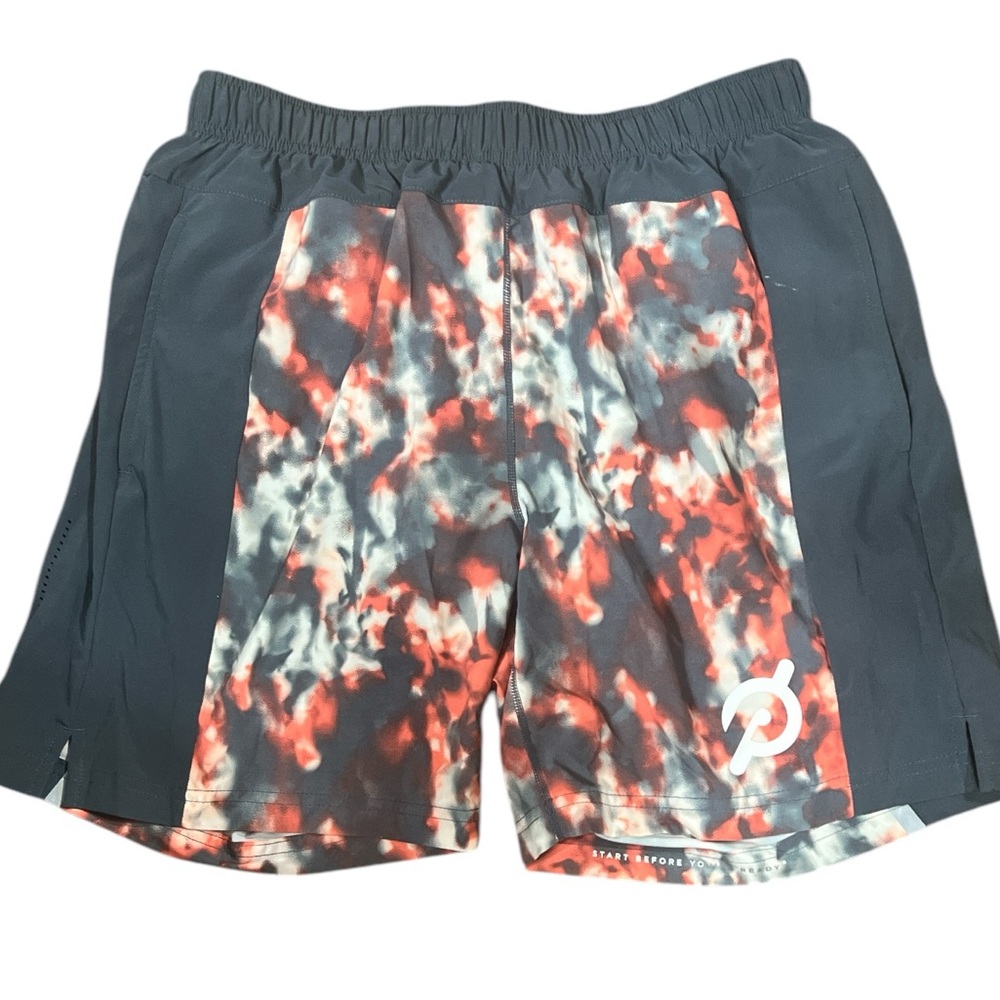 Peloton x Fourlaps 7" Bolt shorts. EC. Size medium